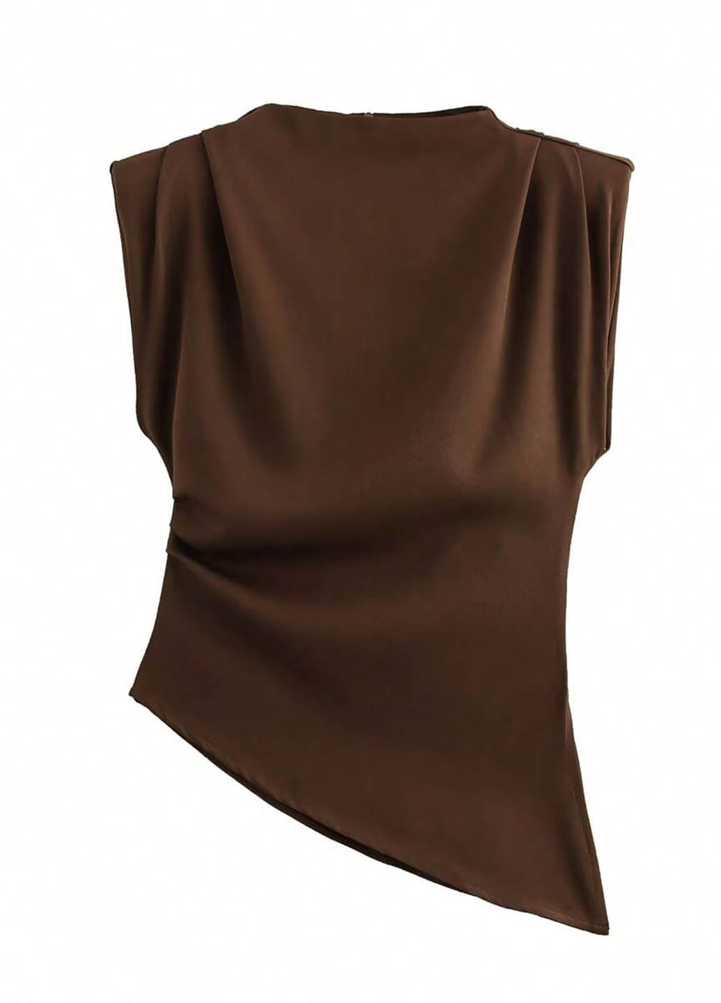 Коричнева блуза SHEIN