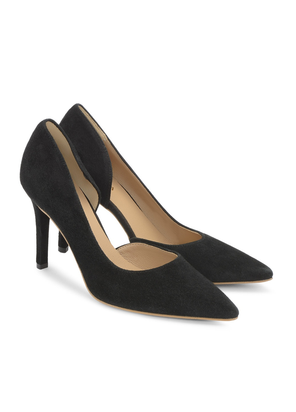 Rylko Туфлі туфлі-човники чорний з натуральний велюр, — всесезон (252419591)