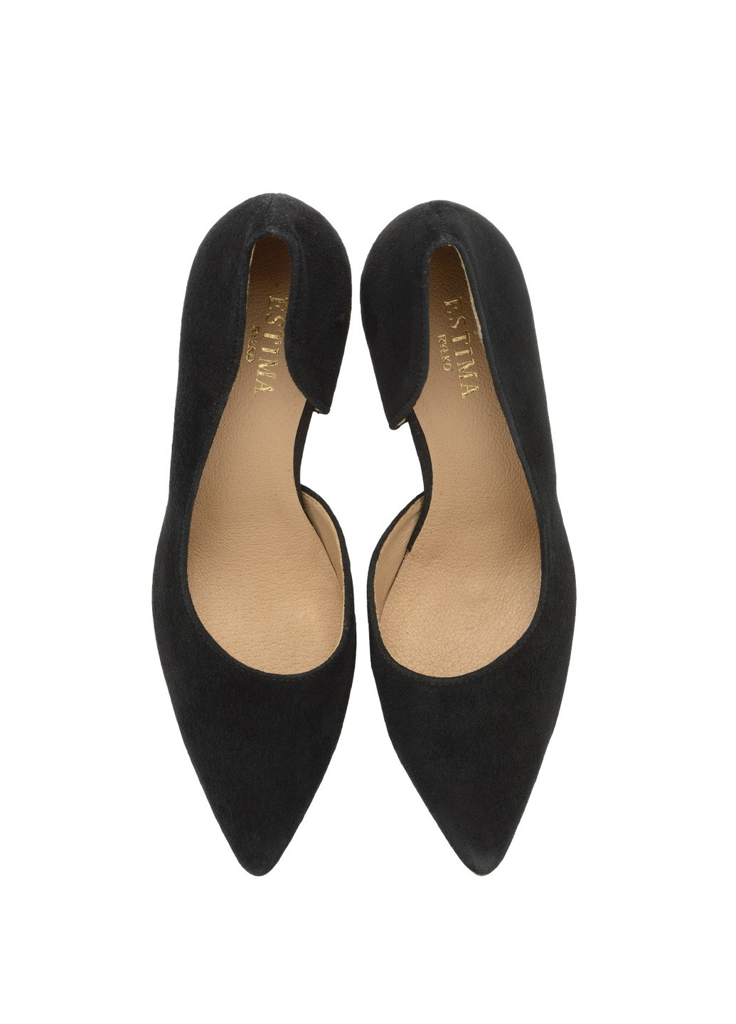 Rylko Туфлі туфлі-човники чорний з натуральний велюр, — всесезон (252419591)