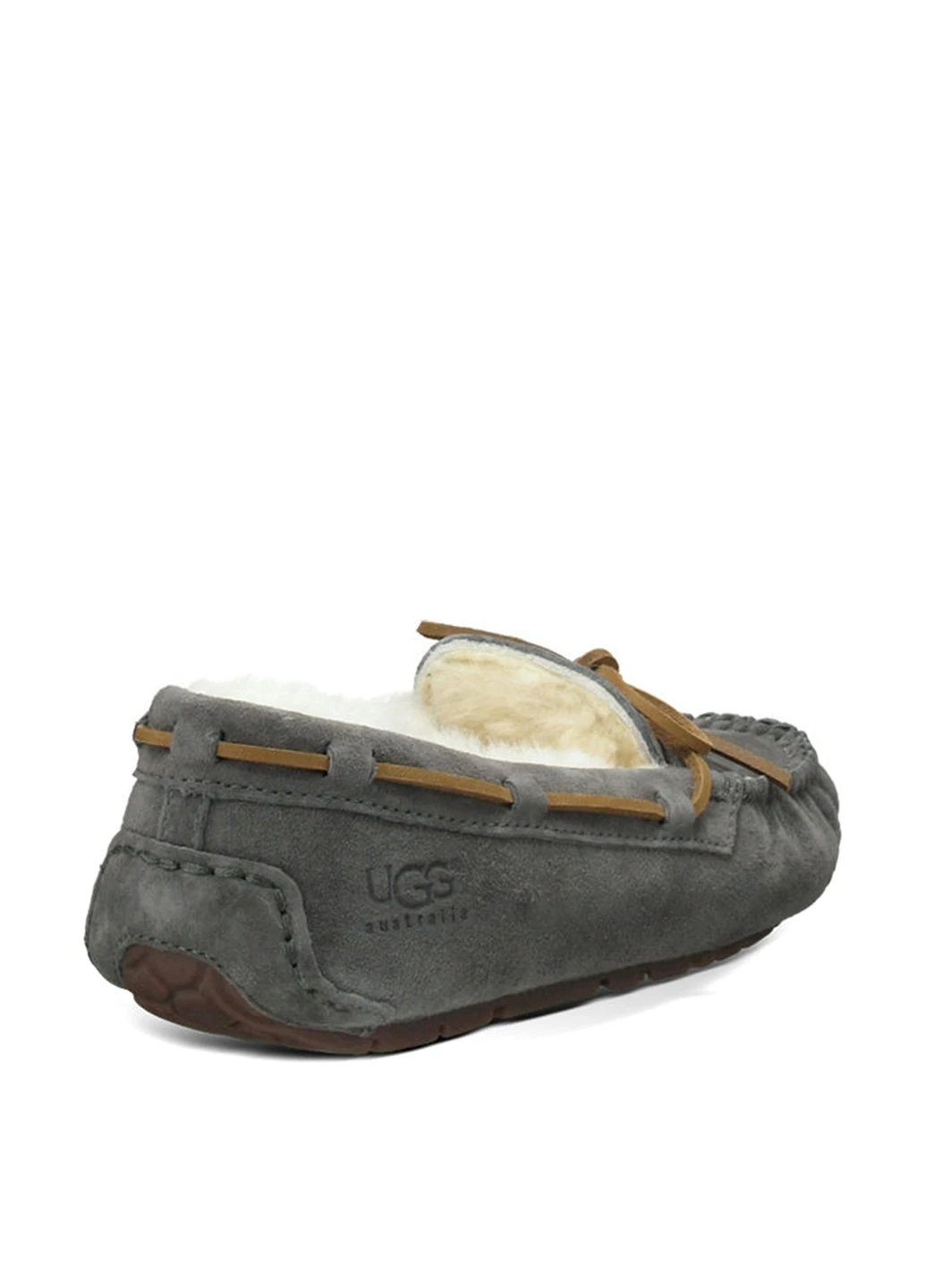 Осенние мокасини берцы UGG с кисточками из натуральной замши