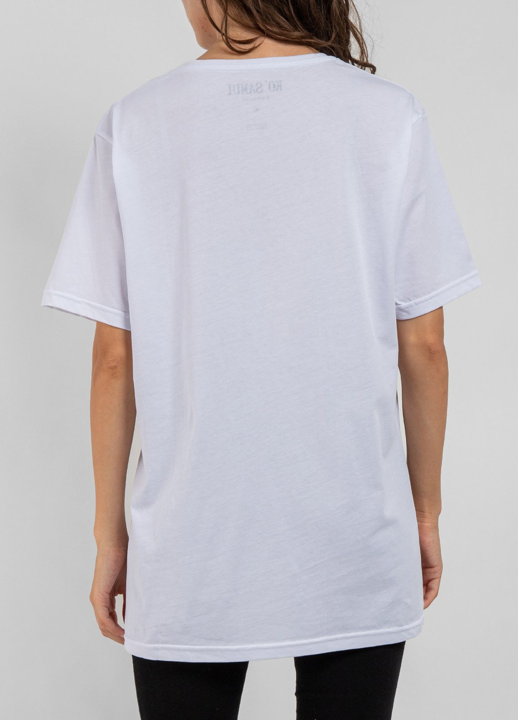 Черная футболка с принтом Ko Samui - (250382469)