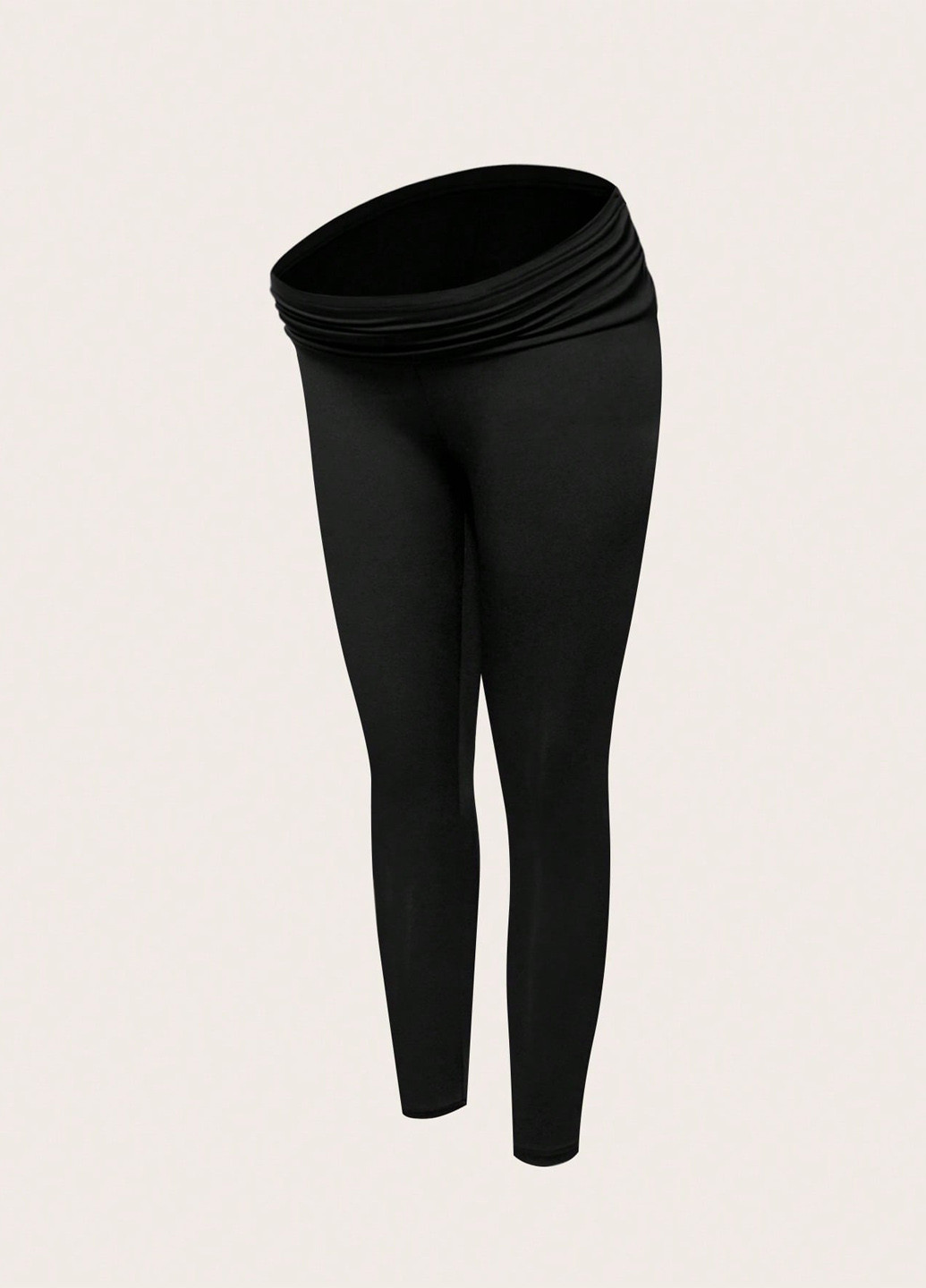 Черные демисезонные леггинсы для беременных (2шт.) SHEIN