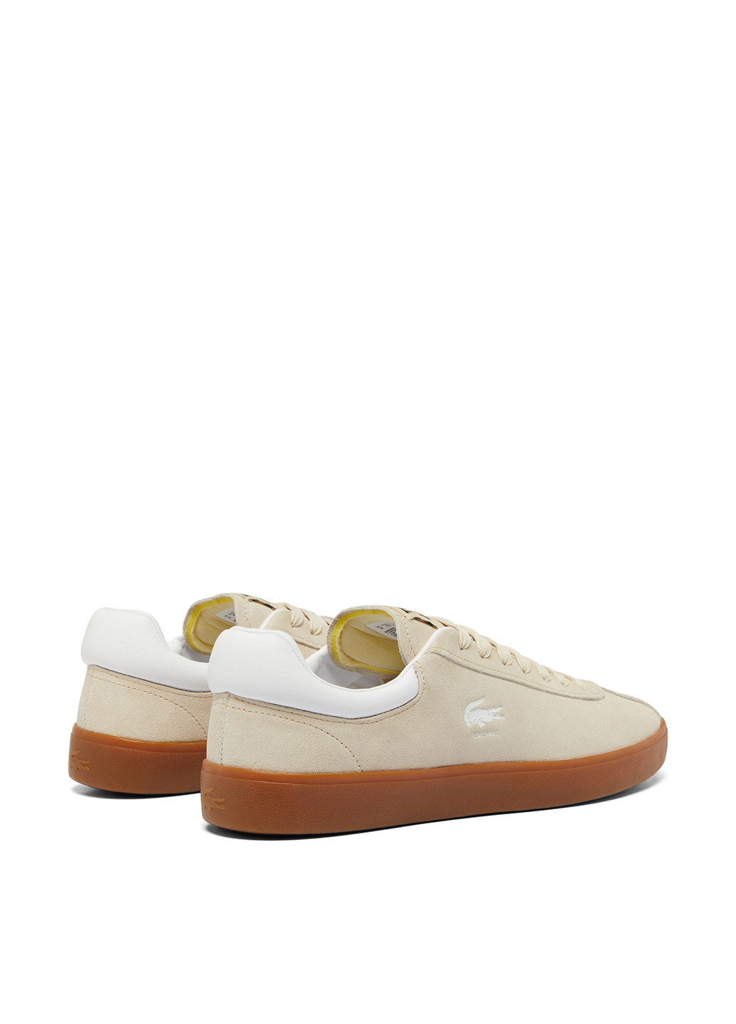 Бежеві Осінні кросівки Lacoste Baseshot
