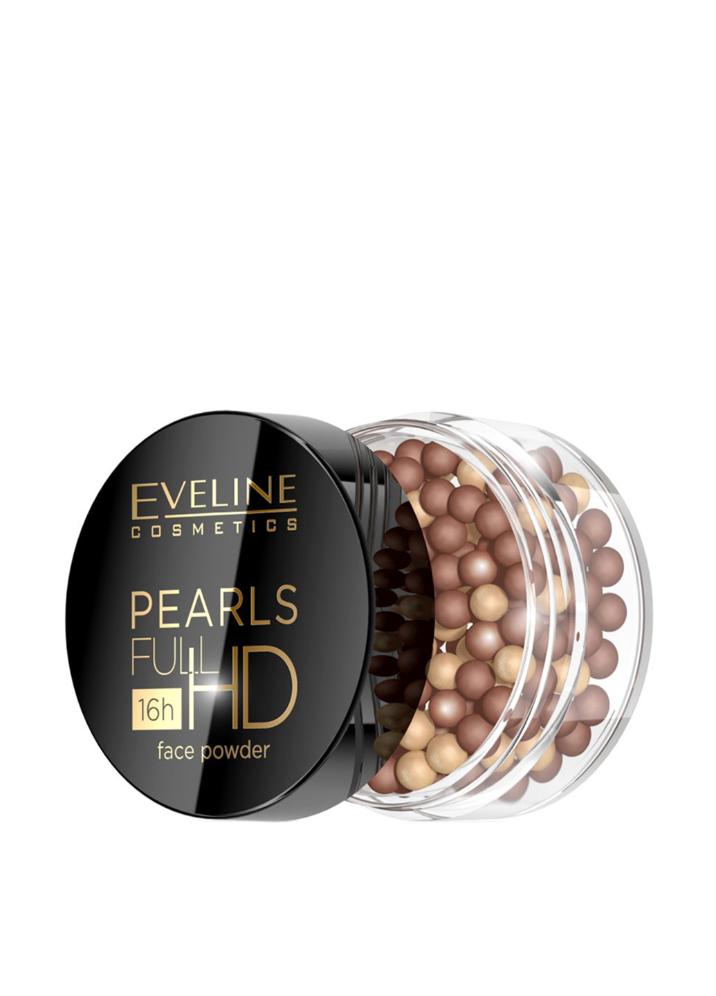 Бронзирующая пудра для лица Pearls Full HD шариковая, 20 г Eveline Cosmetics (74326805)