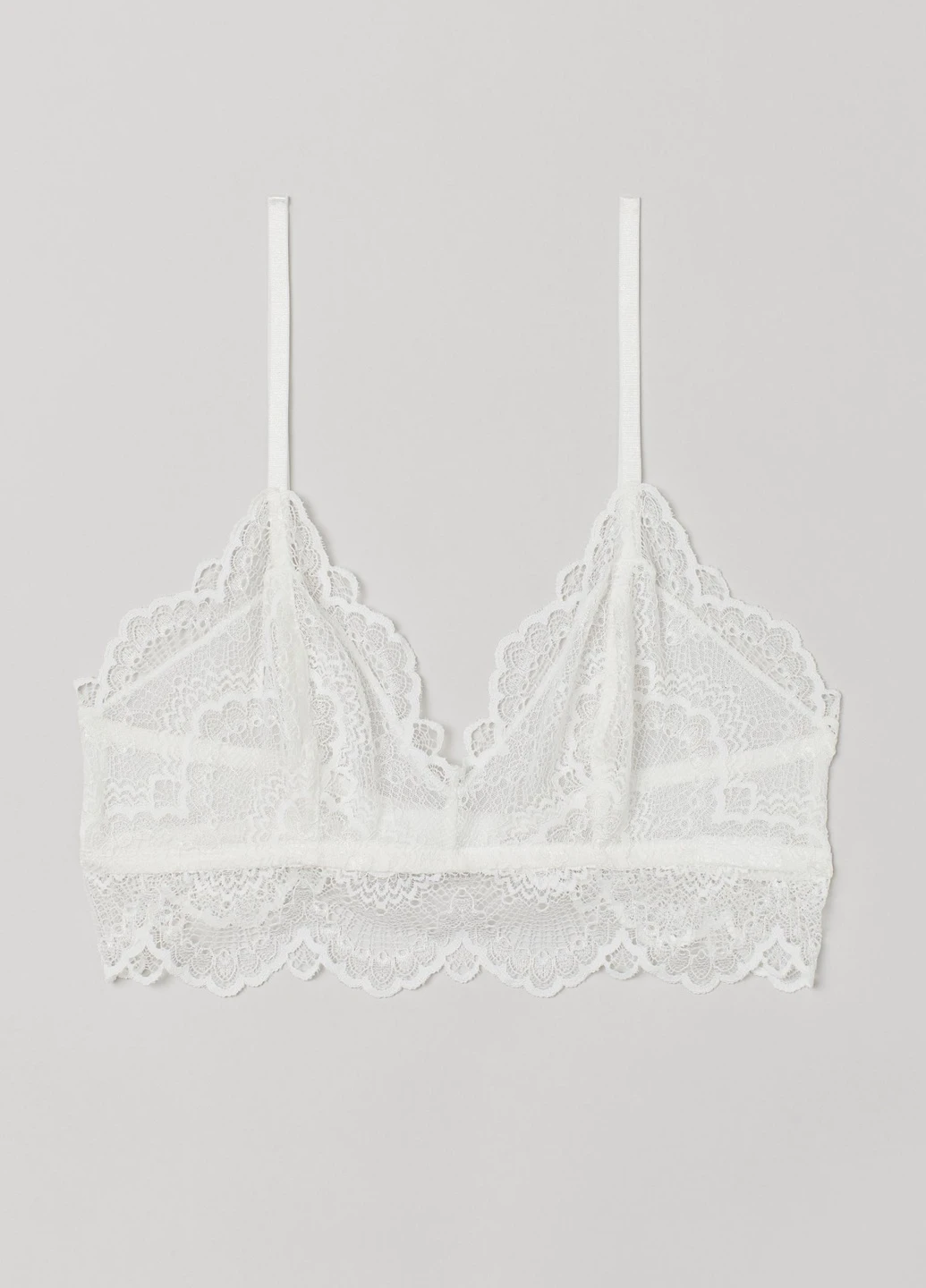 Білий бюстгальтер H&M