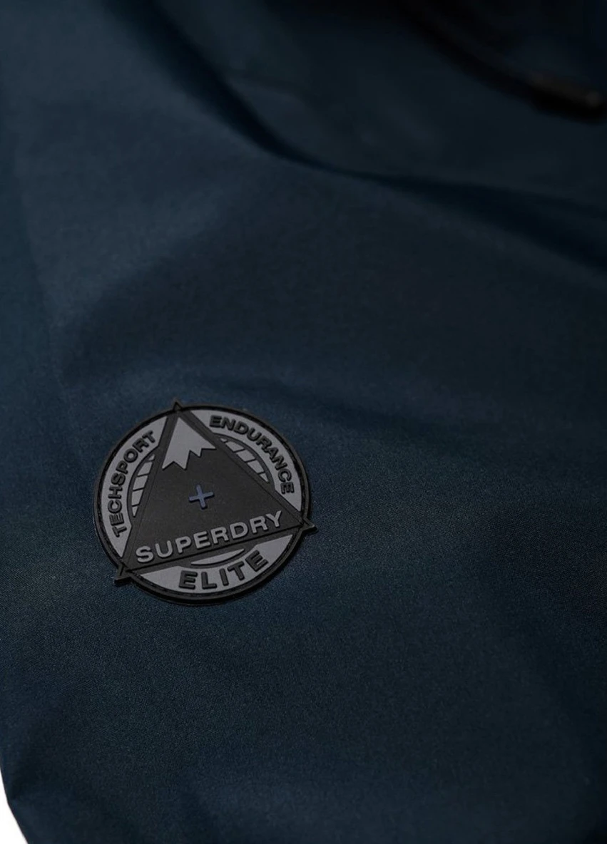Темно-синяя демисезонная куртка Superdry