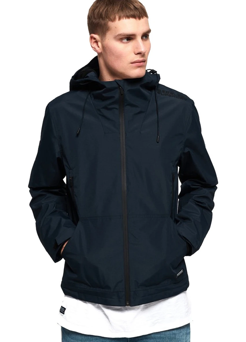 Темно-синяя демисезонная куртка Superdry