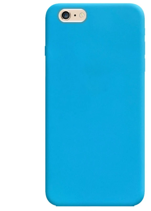 Силиконовый чехол Candy для Apple iPhone 6/6s plus (5.5') Голубой (is_00000040531_4) Epik (229725006)