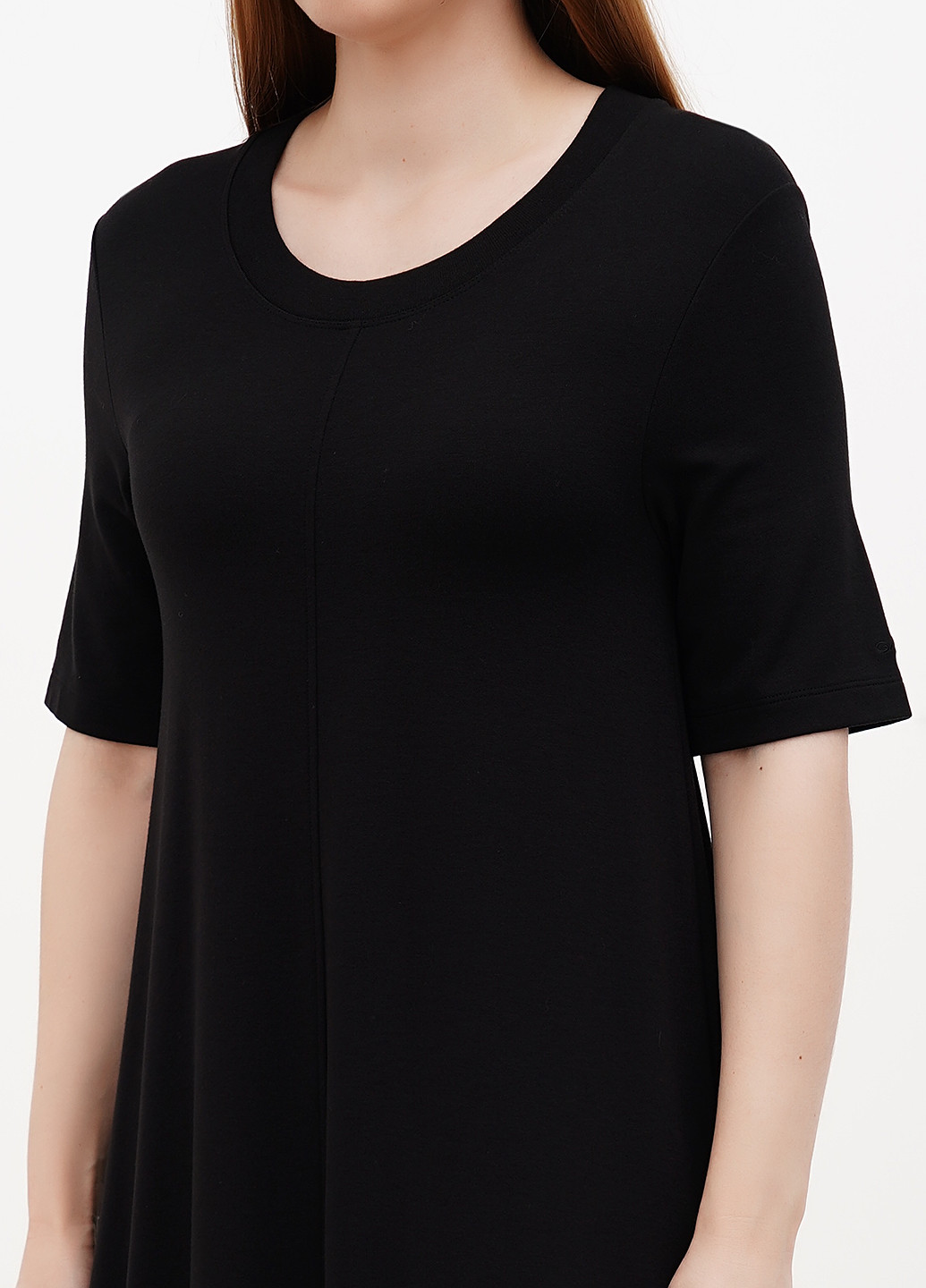 Чорна кежуал сукня Gant однотонна