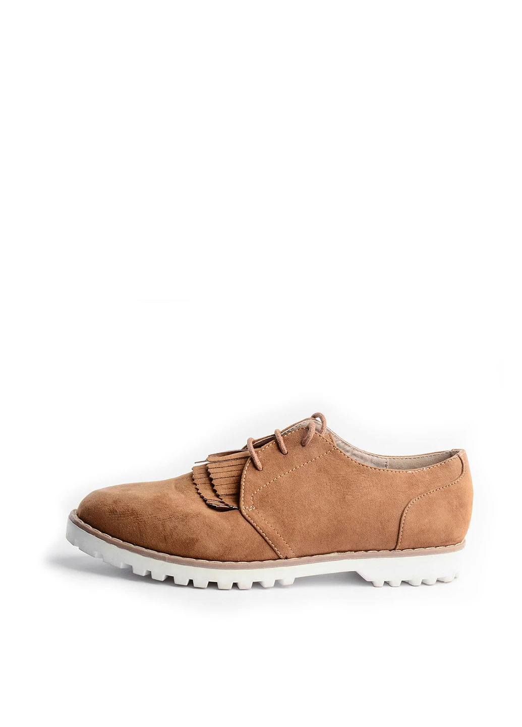 Lucky Shoes Туфлі дербі коричневий з штучна замша, — демісезон (159253374)