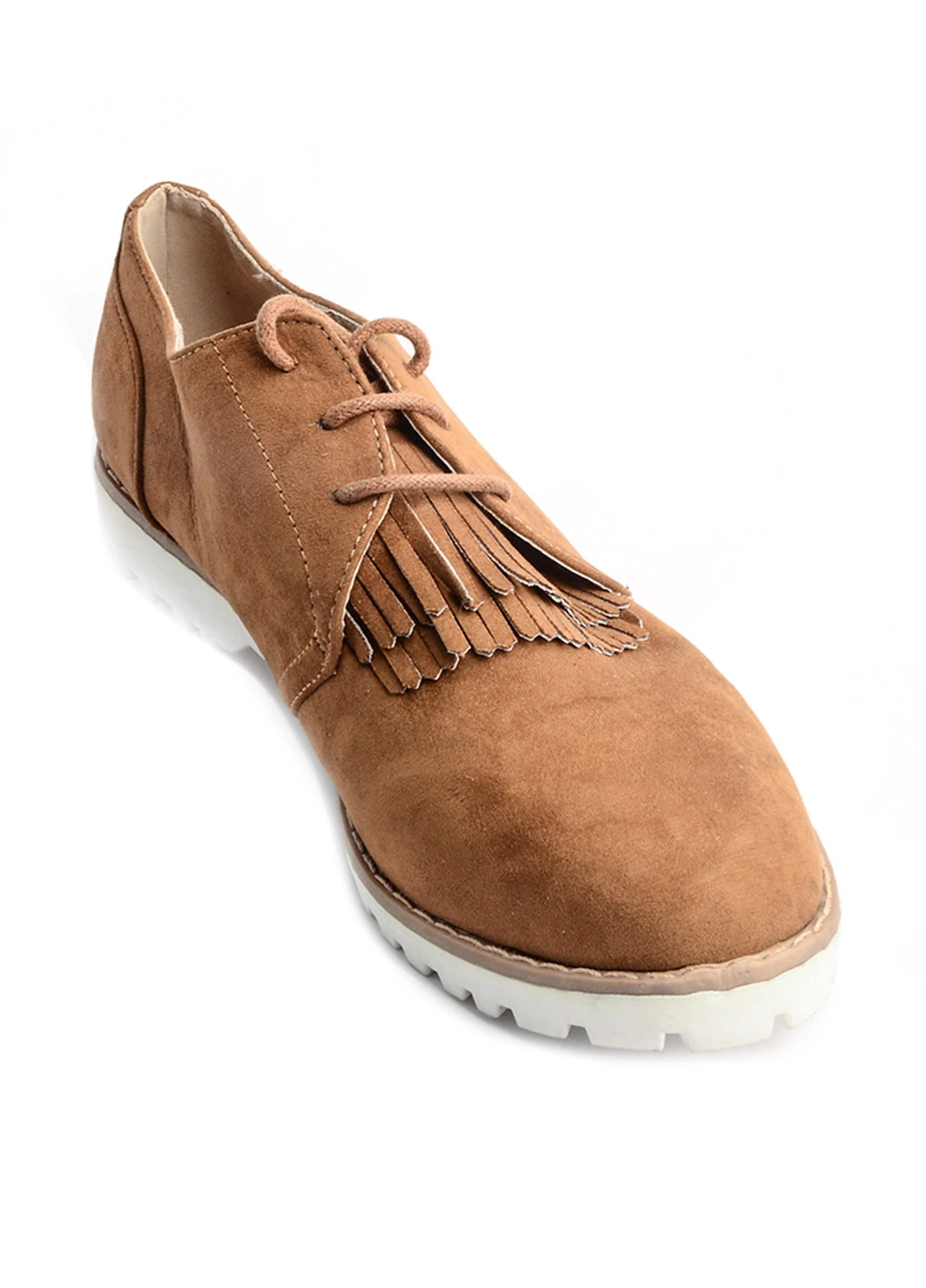 Lucky Shoes Туфлі дербі коричневий з штучна замша, — демісезон (159253374)
