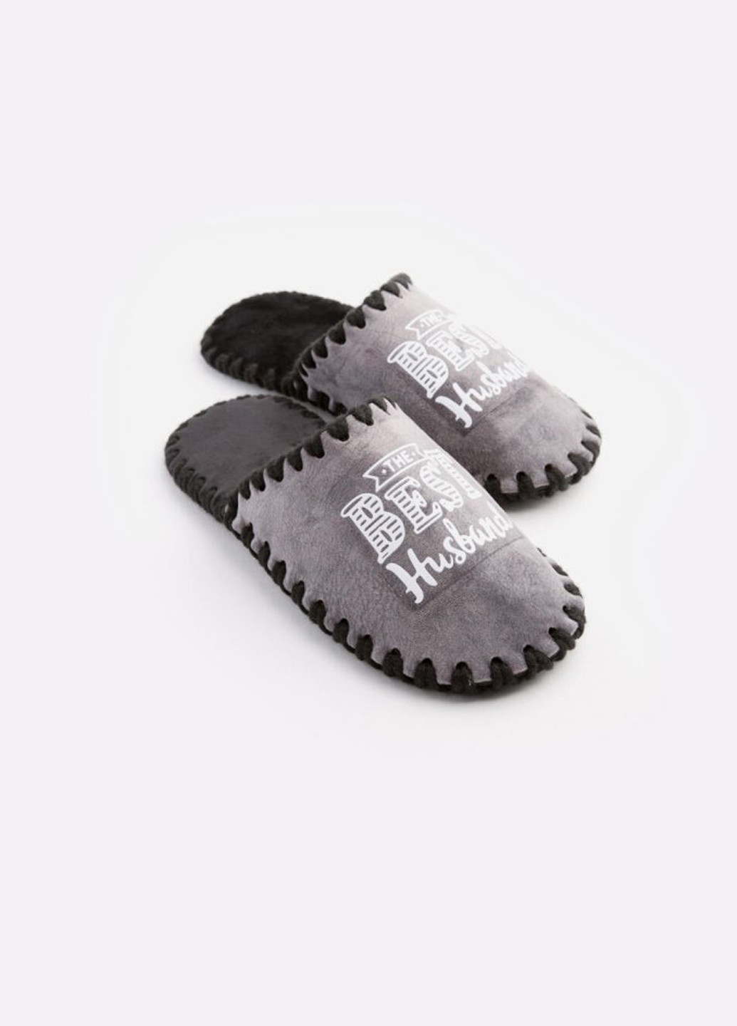 Серые тапочки Family Story