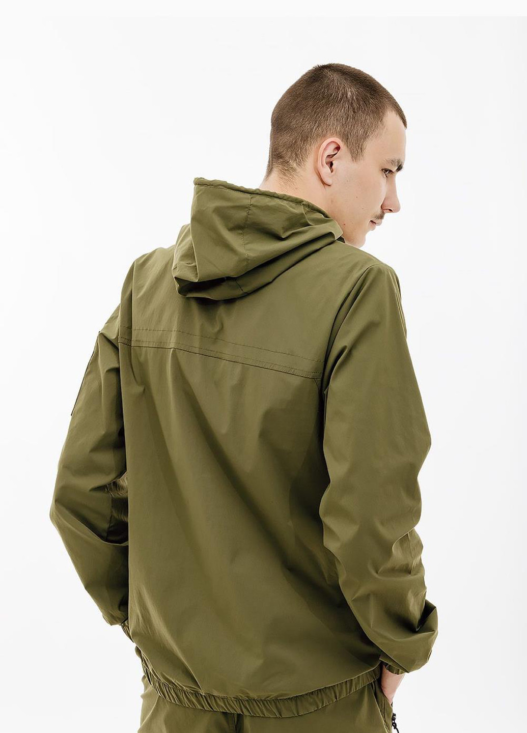 Оливковая (хаки) демисезонная куртка shv20518-506 Ellesse Battalio FZ Jacket