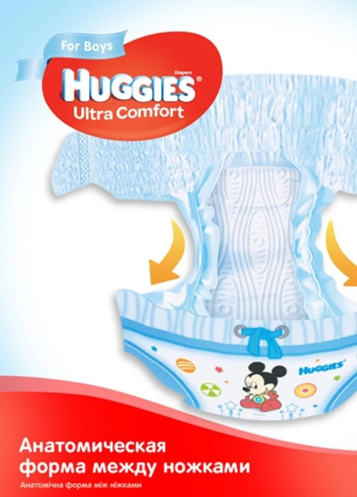 Підгузник Ultra Comfort 3 для хлопчиків (5-9 кг) 21 шт (5029053543536) Huggies (207383645)