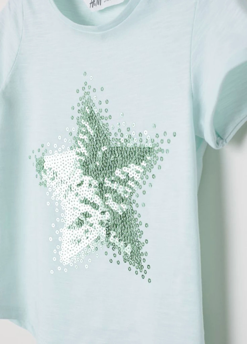 М'ятна літня футболка H&M