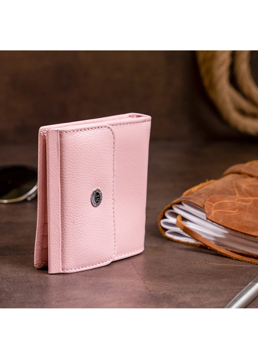 Жіночий шкіряний гаманець 10,5х9,5х2,5 см st leather (229461014)