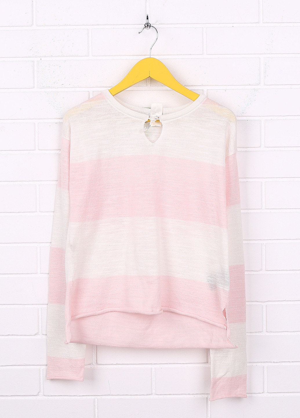 Светло-розовый демисезонный свитер H&M