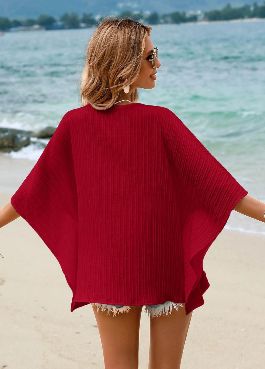 Красная блуза SHEIN