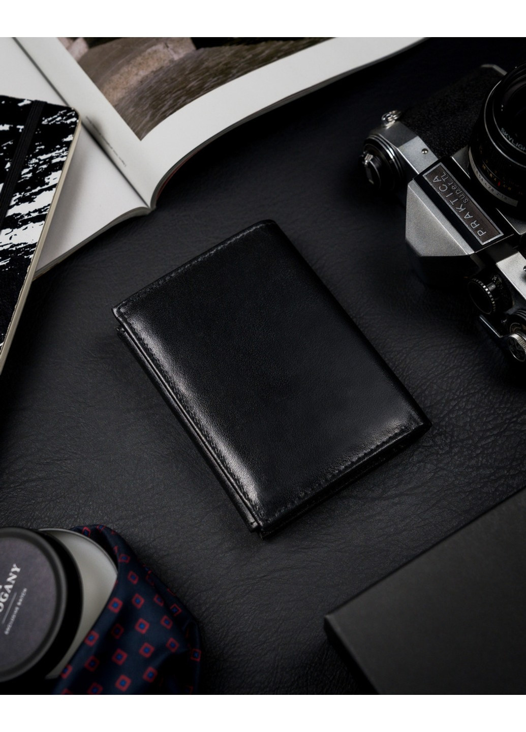 Кошелек мужской кожаный 1537-03-BOR Rovicky (254314467)