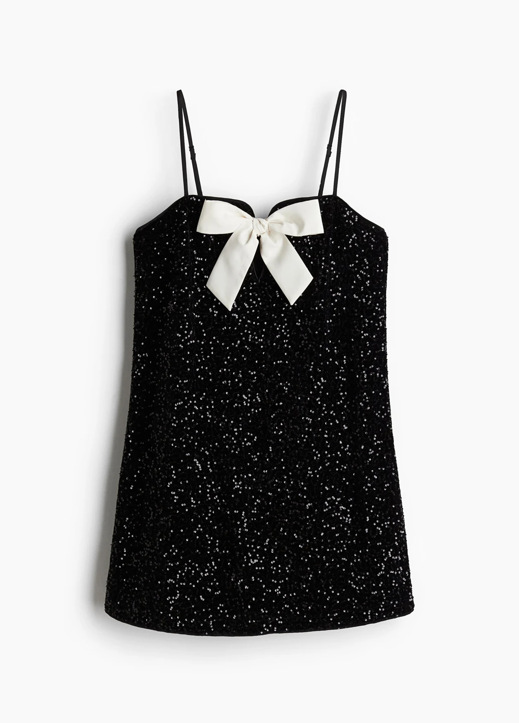 Черное праздничный, коктейльное, вечернее платье H&M однотонное