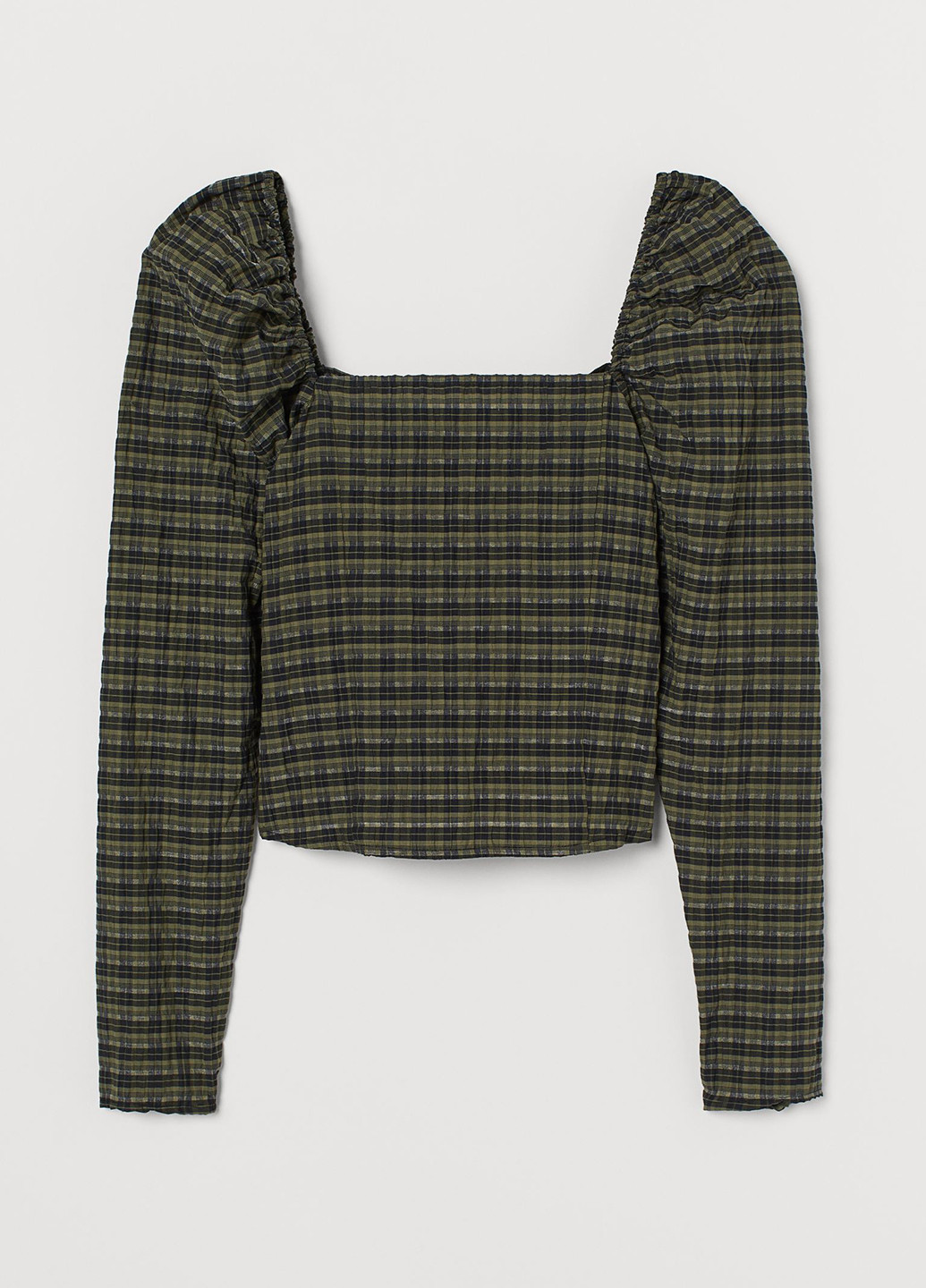 Зелёная блуза H&M