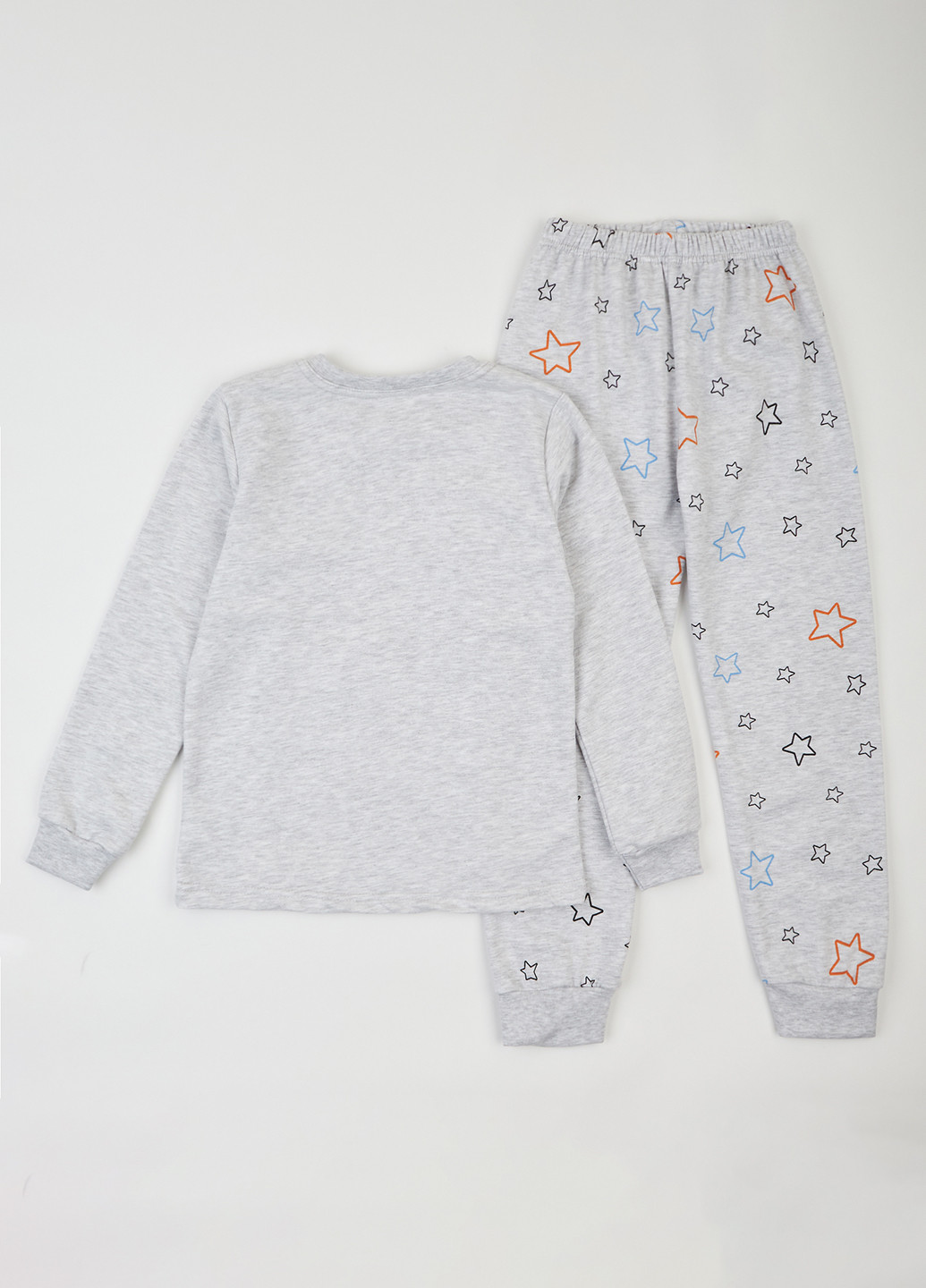 Сіра зимня піжама (світшот, штани) Фламинго