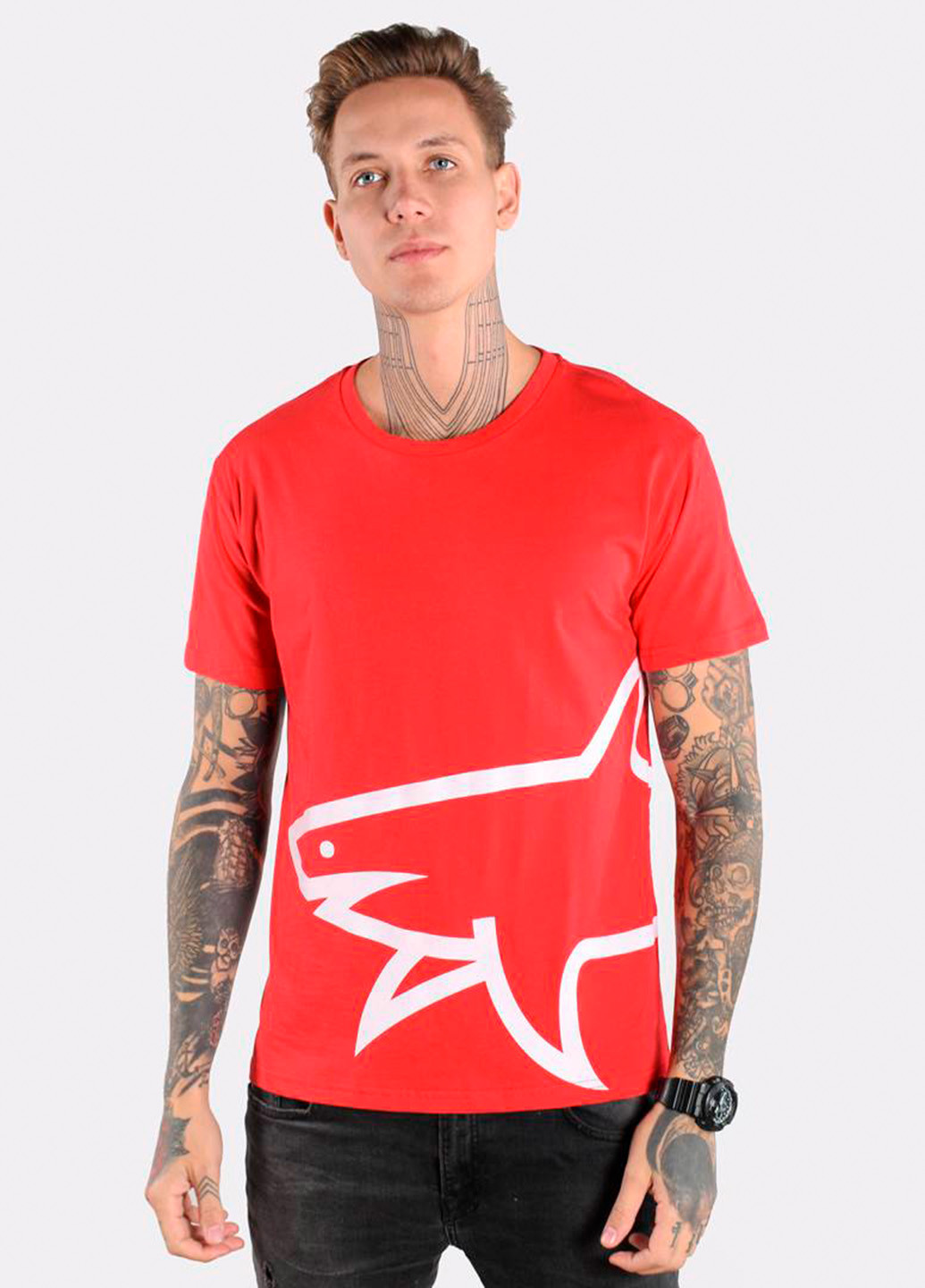 Червона футболка чоловіча ps червоний Power Футболки