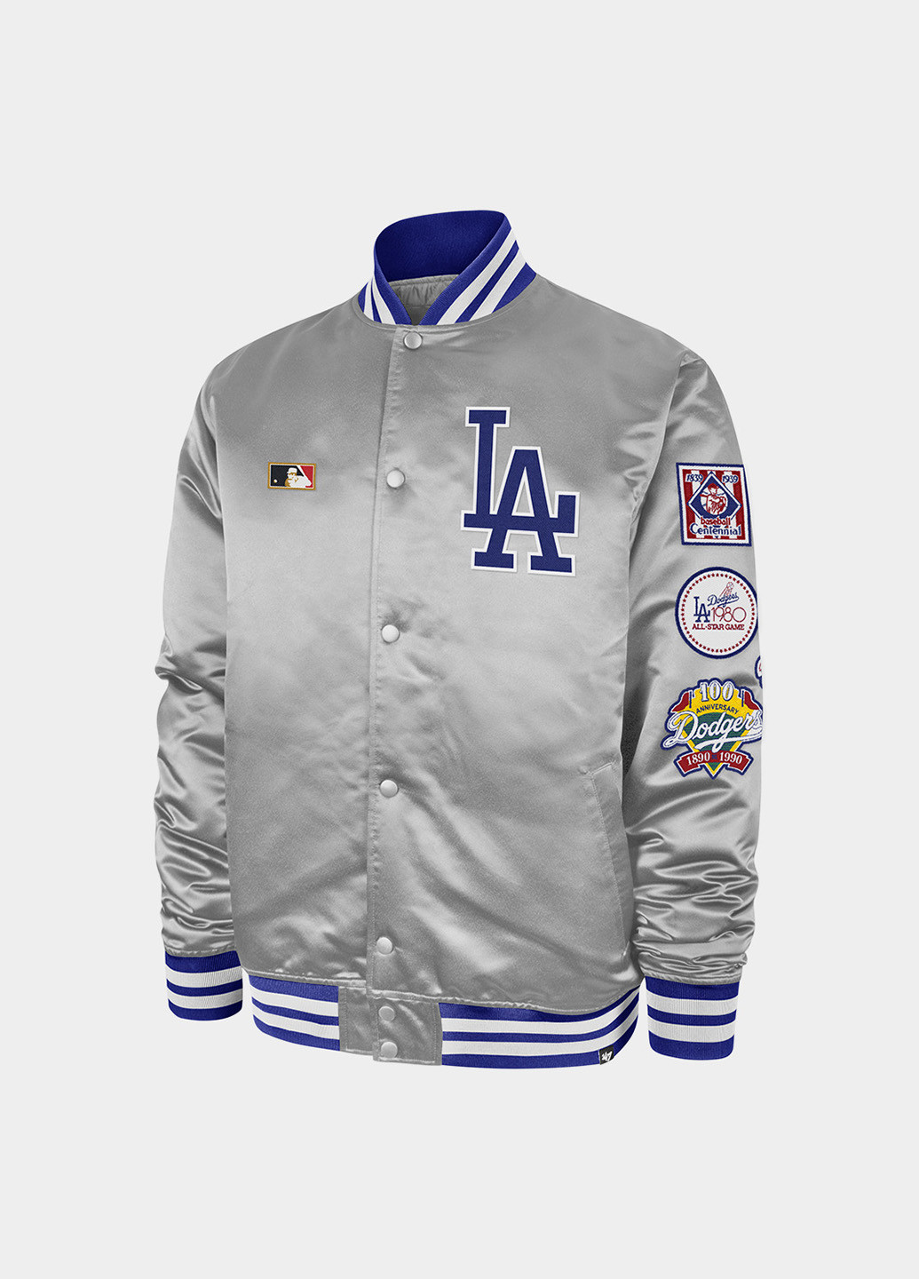 Бомбер 47 Brand бейсбольний на кнопках (306941074)