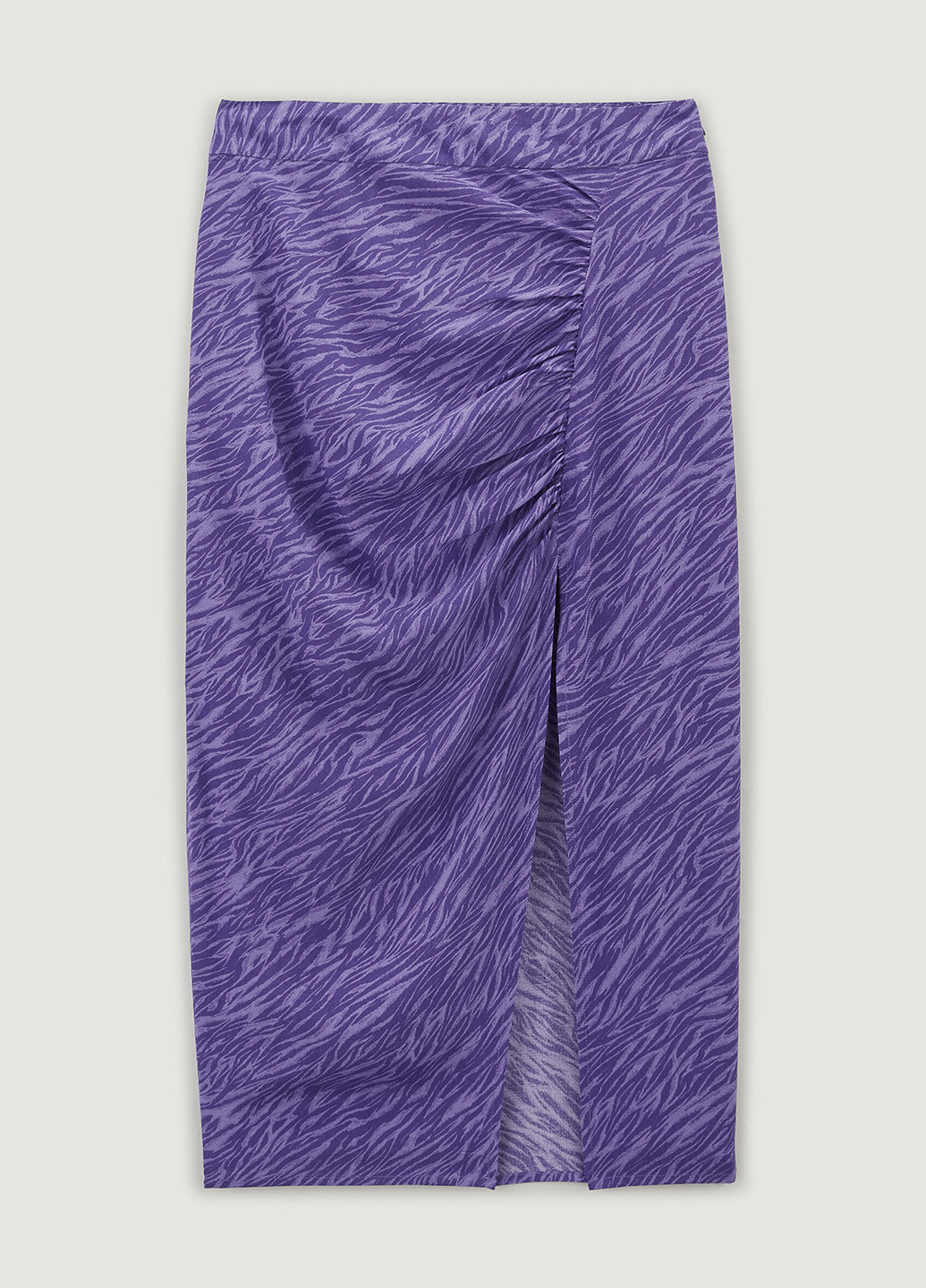 Фиолетовая кэжуал зебра юбка Pimkie
