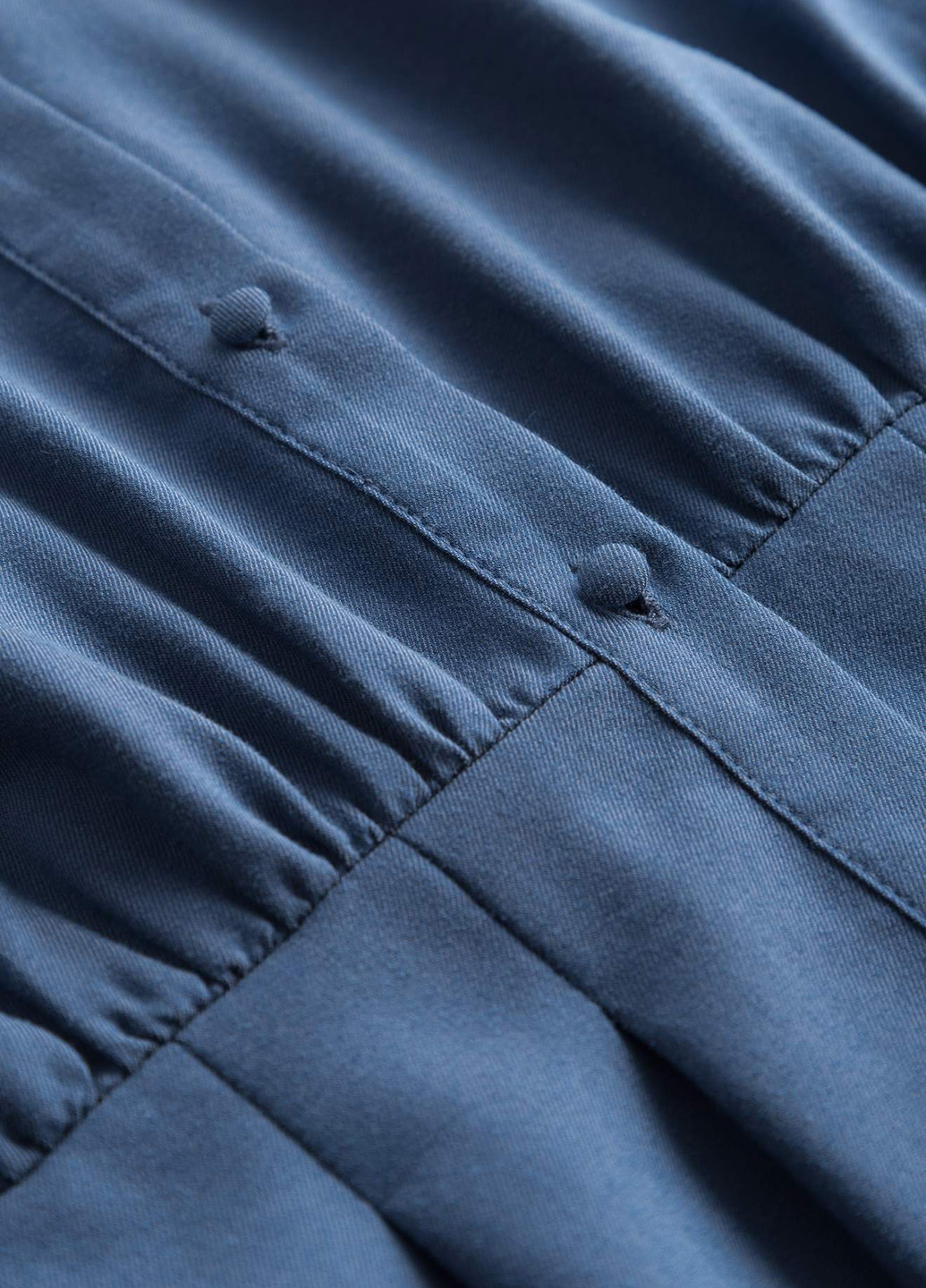 Темно-синее кэжуал платье рубашка Orsay однотонное