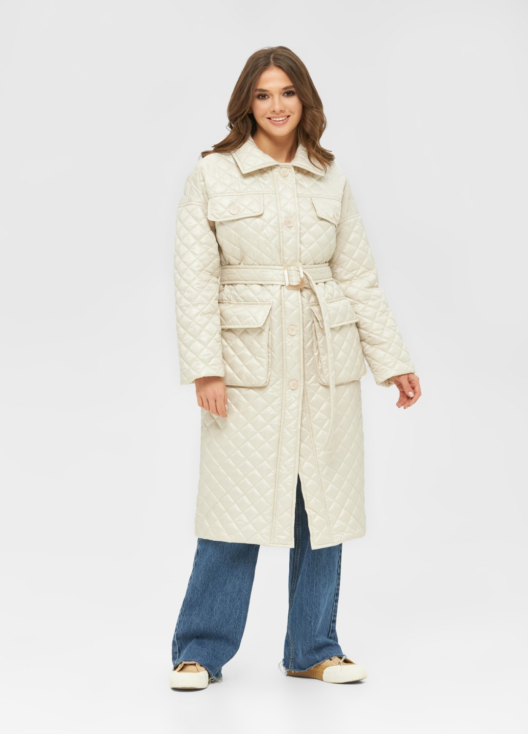 Молочне демісезонне Пальто MN