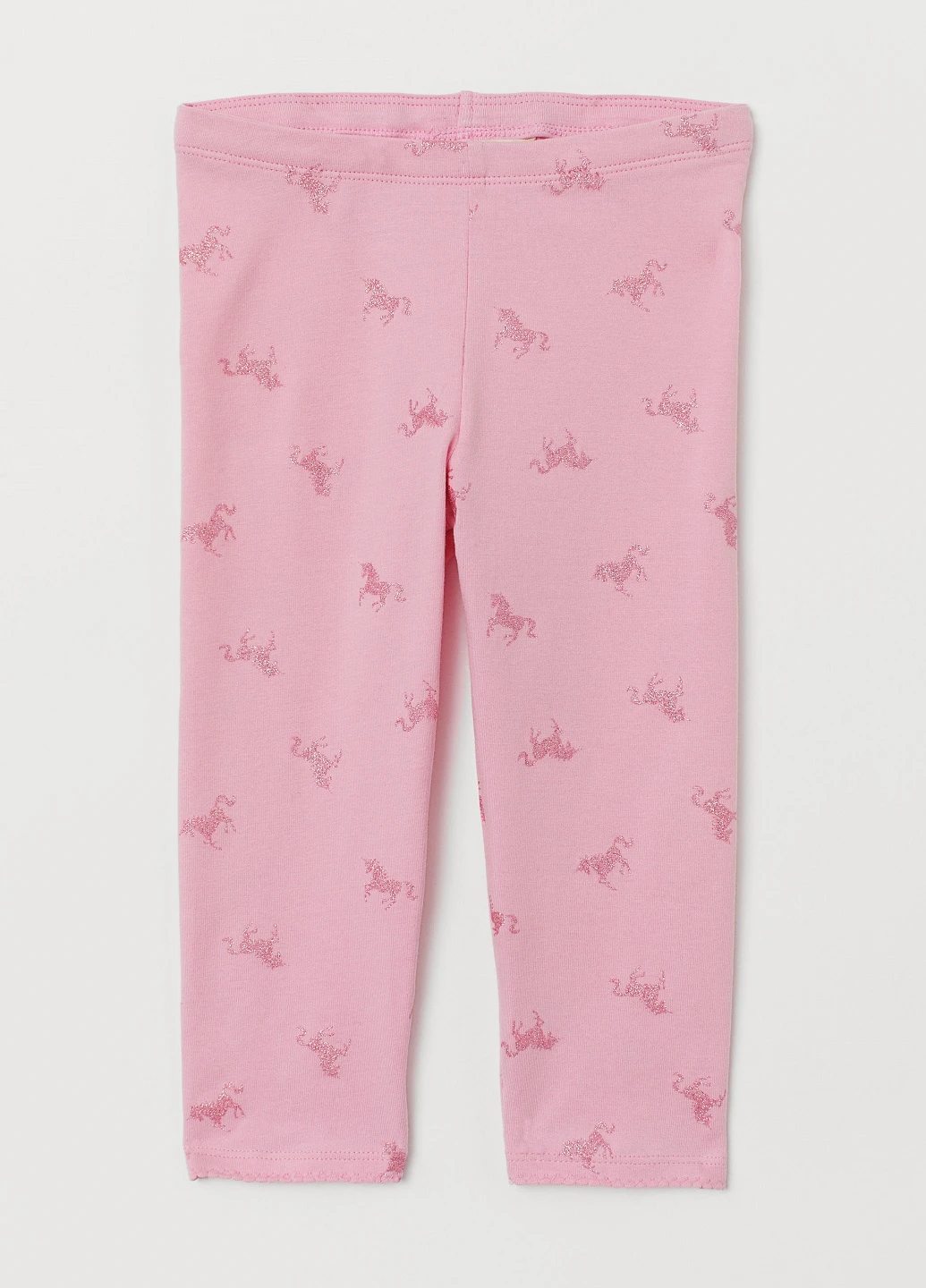 Розовые летние леггинсы H&M