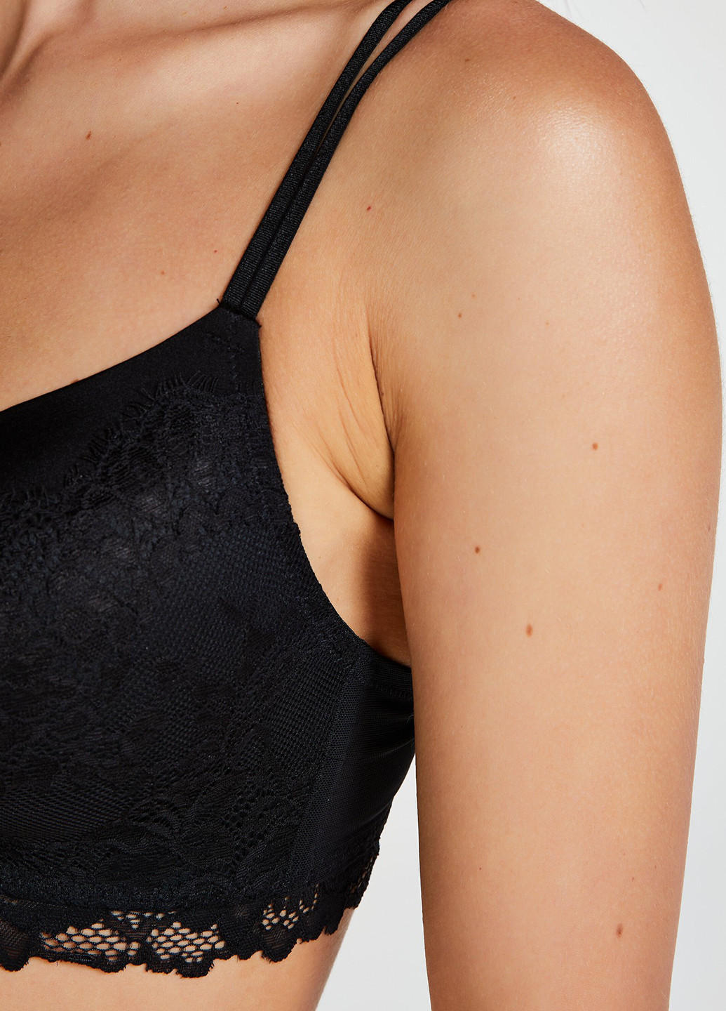 Чорний бралетт бюстгальтер Hunkemoller поліамід, мереживо