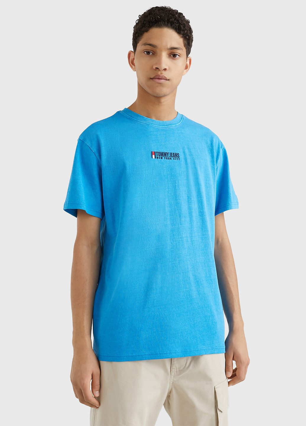 Голубая футболка Tommy Hilfiger