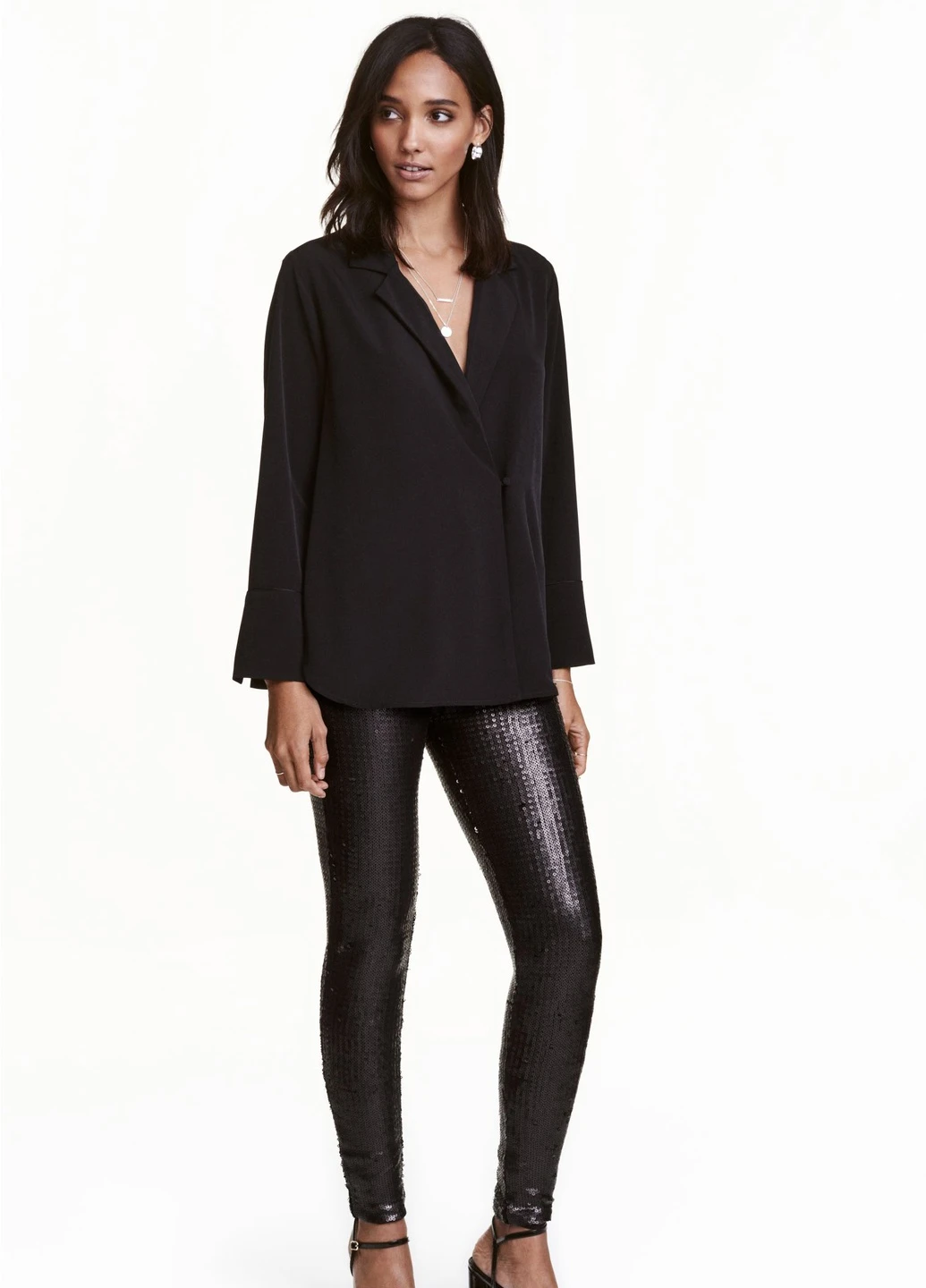 Легінси з паєтками H&M (215624416)