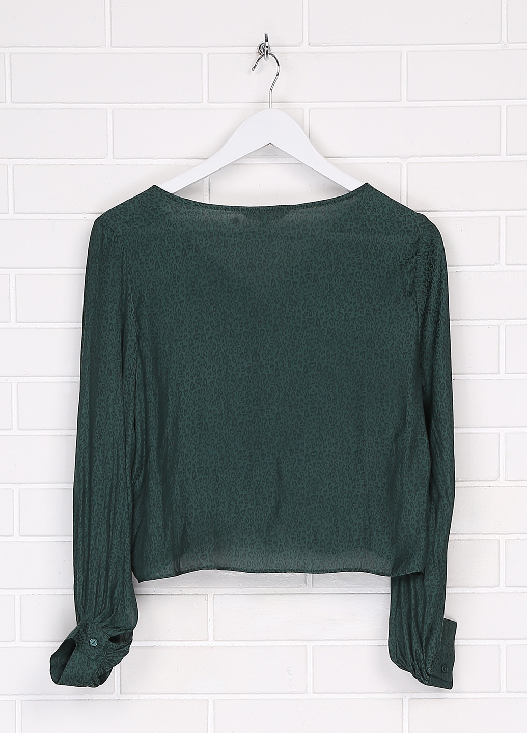 Темно-зелена демісезонна блуза для годуючих мам H&M