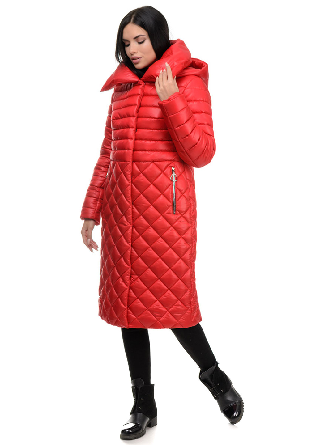 Красная зимняя куртка A.G.