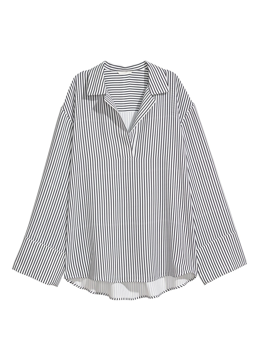 Чорно-біла демісезонна блузка H&M