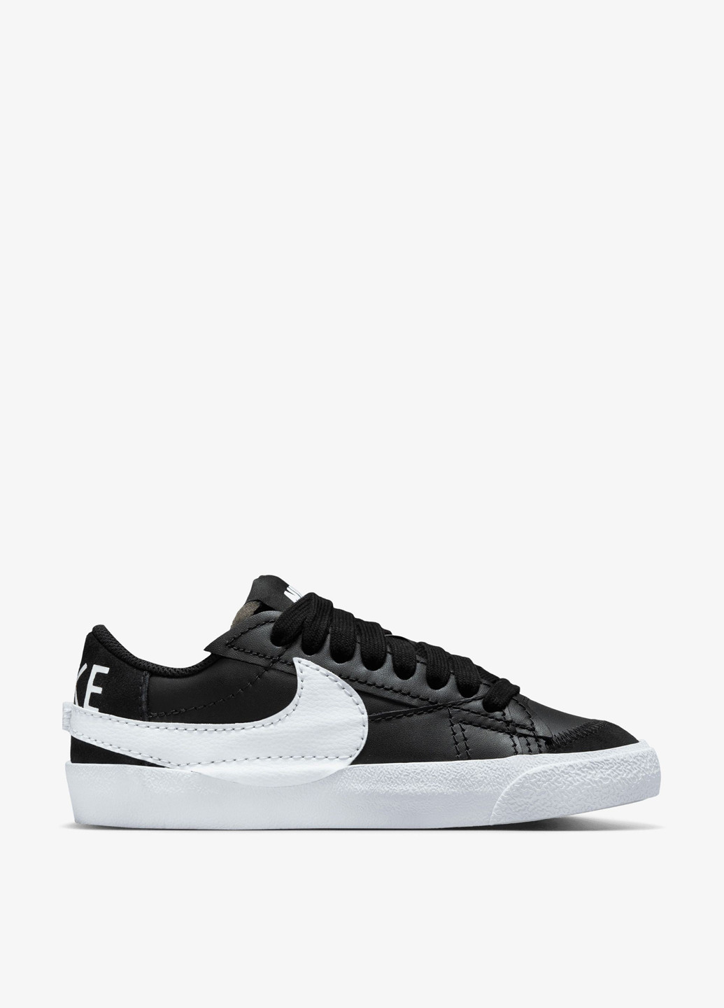 Кроссовки Nike BLAZER LOW 77 JUMBO чёрные всесезоны (294755785)