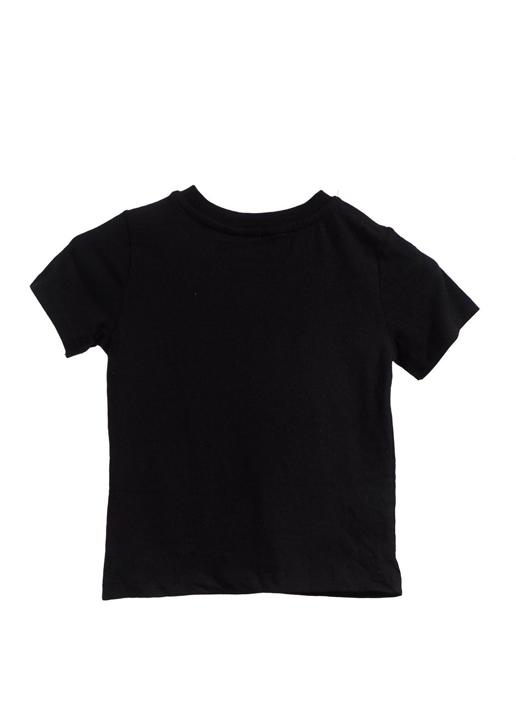 Черная демисезонная футболка H&M