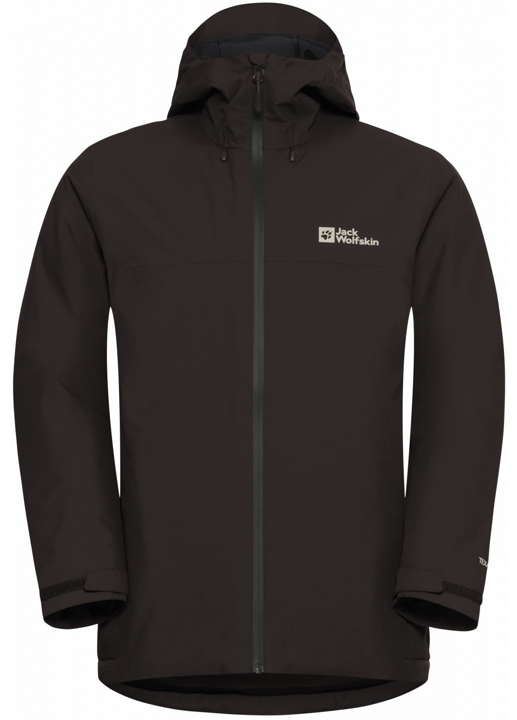 Темно-коричневая демисезонная куртка Jack Wolfskin WISPER INS JKT M