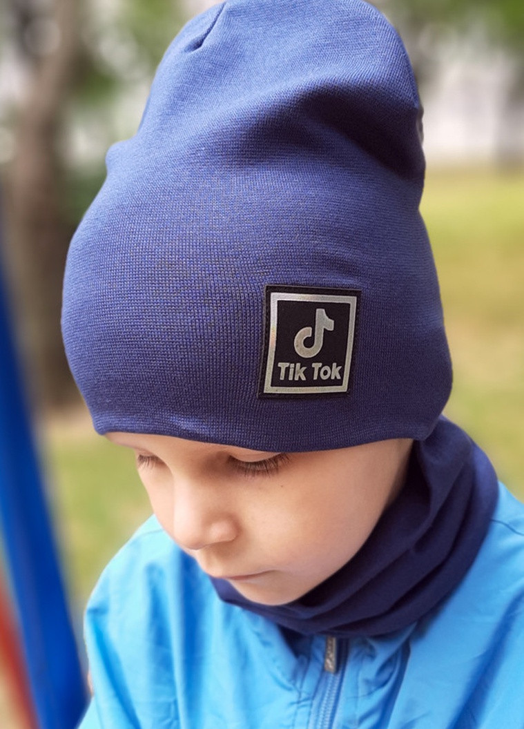 Дитяча шапка з хомутом КАНТА розмір 48-52, синій (OC-258) Канта (212242533)
