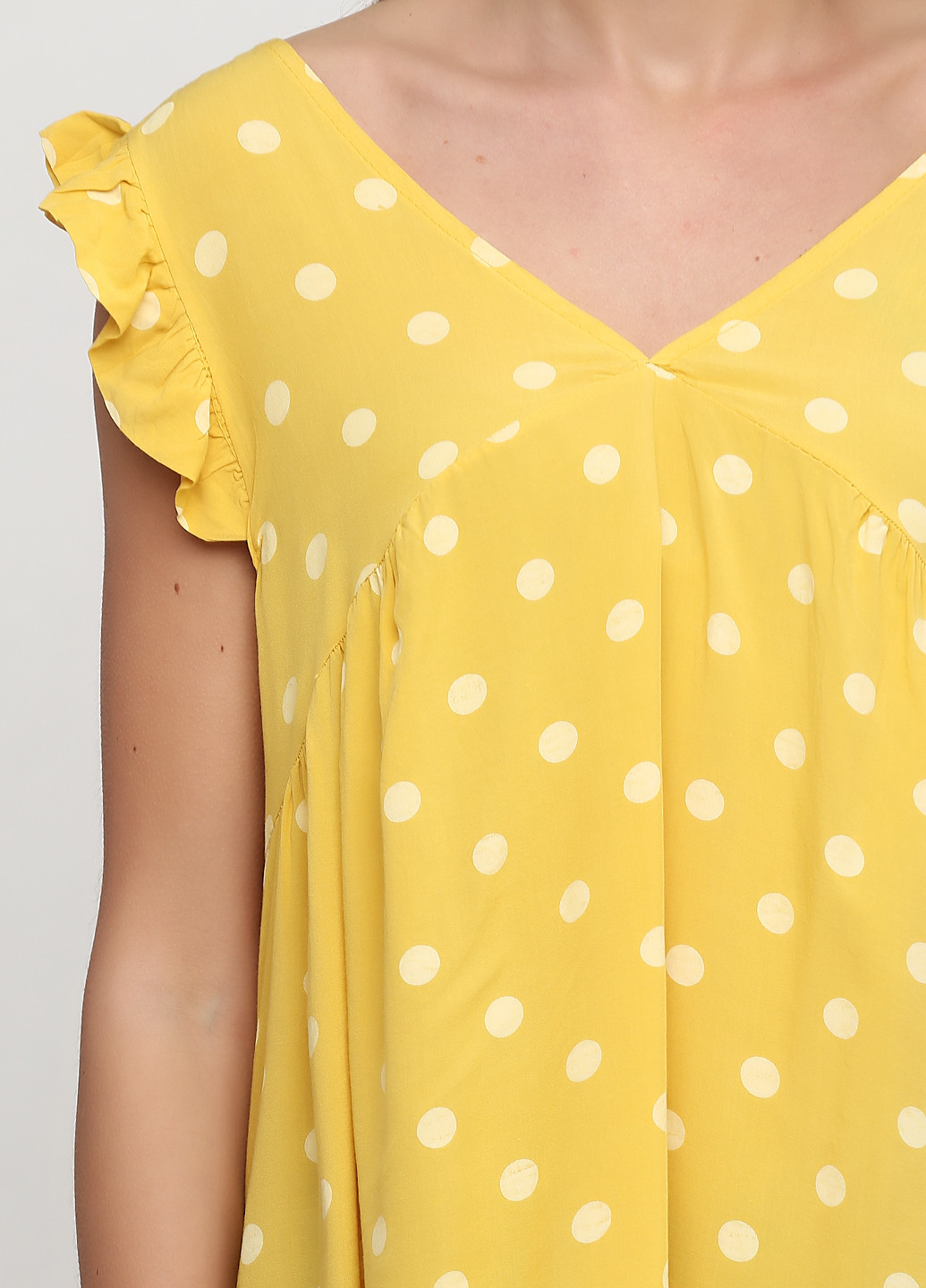 Жовта літня блуза Made in Italy