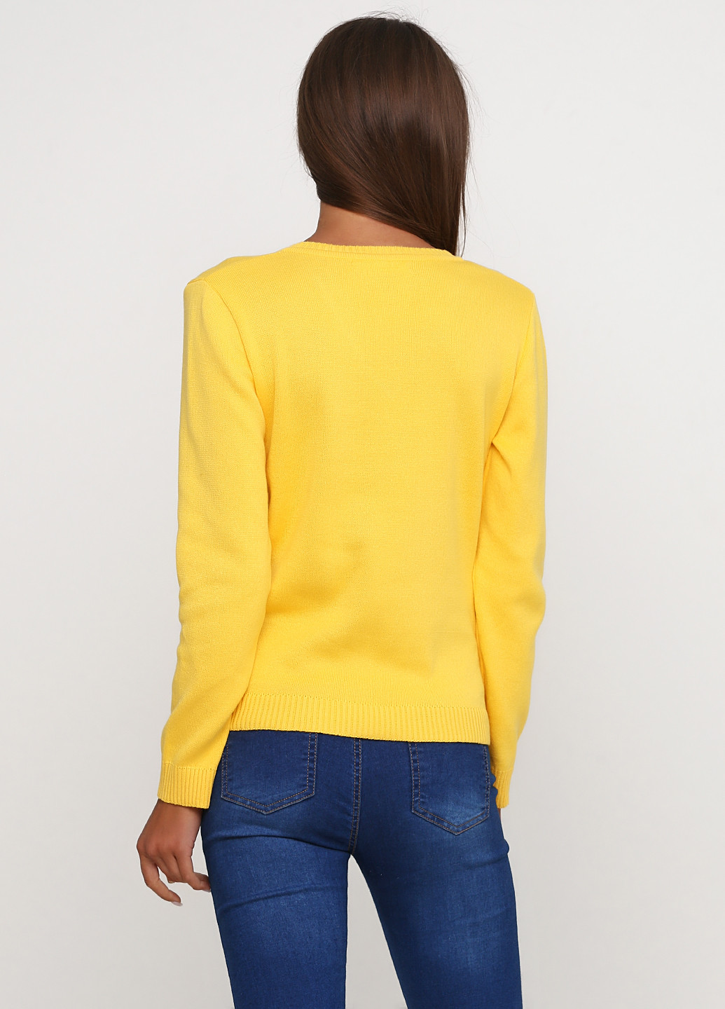 Желтый демисезонный пуловер пуловер Only Women
