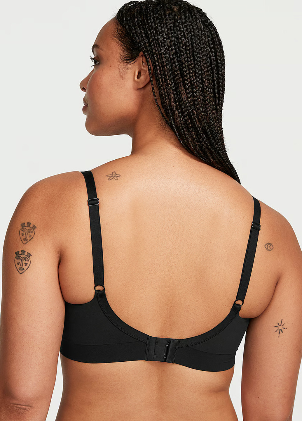 Чорний демісезонний комплект (бюстгальтер, трусики) Victoria's Secret