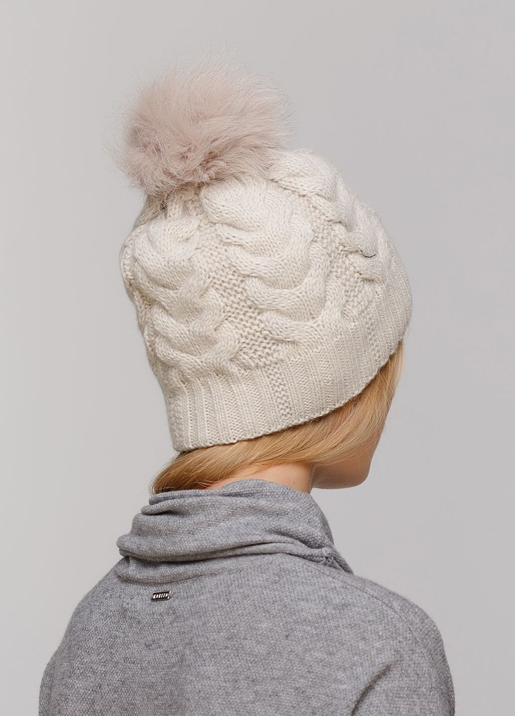 Зимова жіноча тепла шапка на флісовій підкладці 550591 Merlini (249643285)