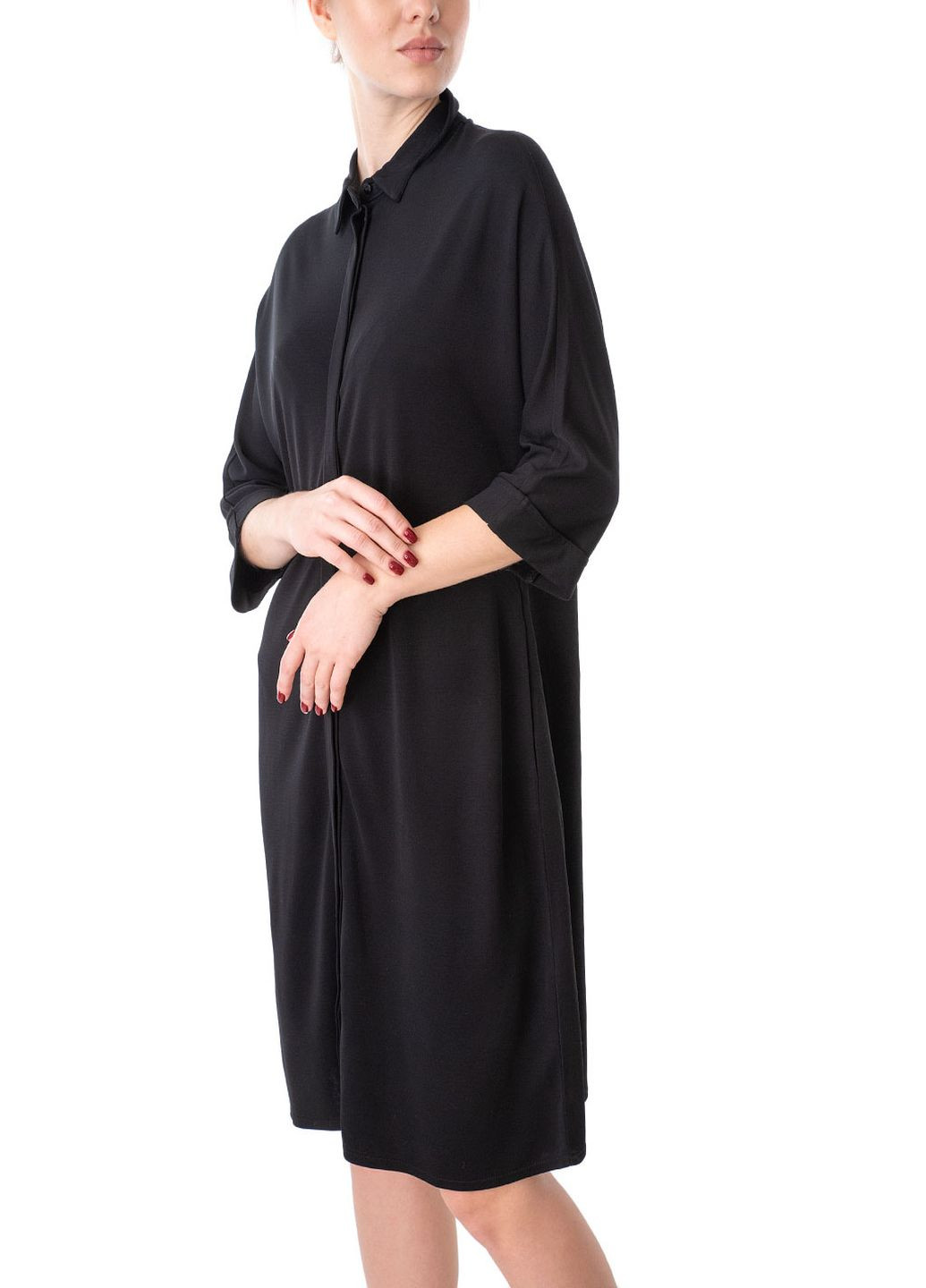 Черное кэжуал платье Trussardi Jeans