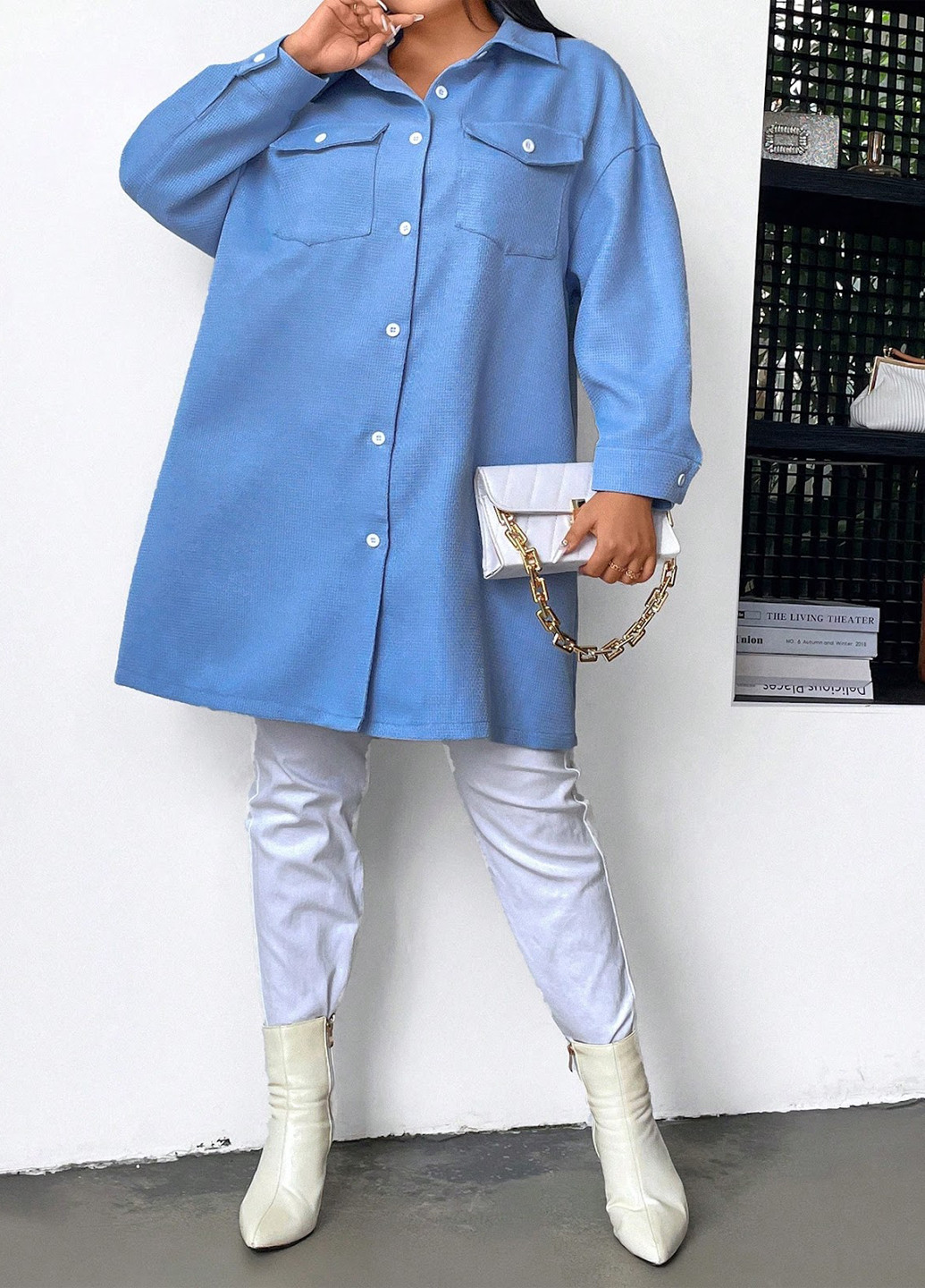 Куртка-рубашка SHEIN (330749524)