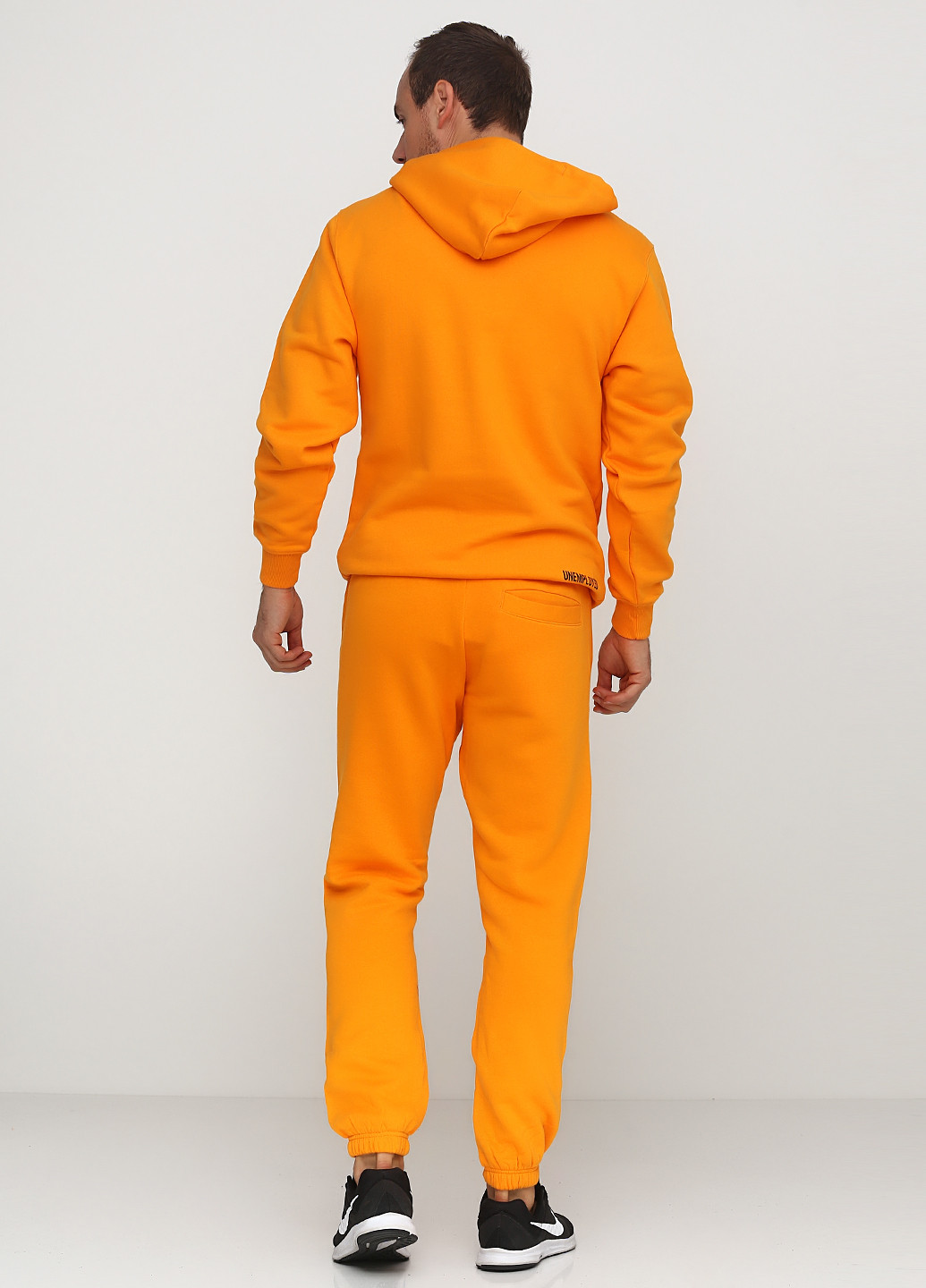 Оранжевые спортивные зимние зауженные брюки H&M