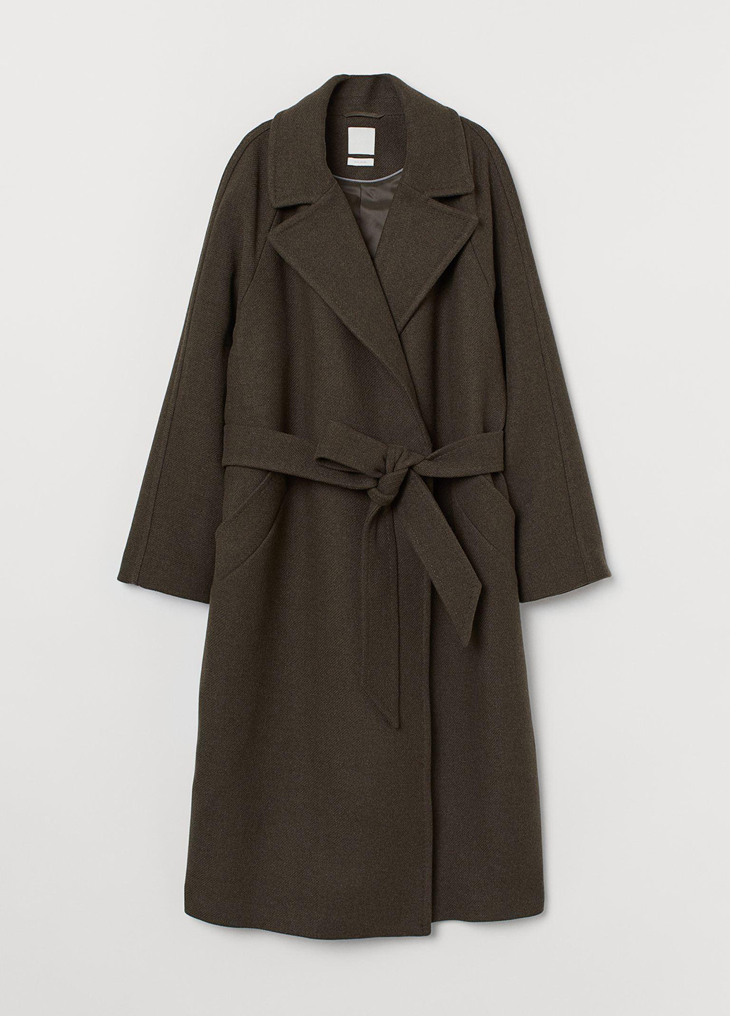 Темно-коричневое демисезонное Пальто H&M